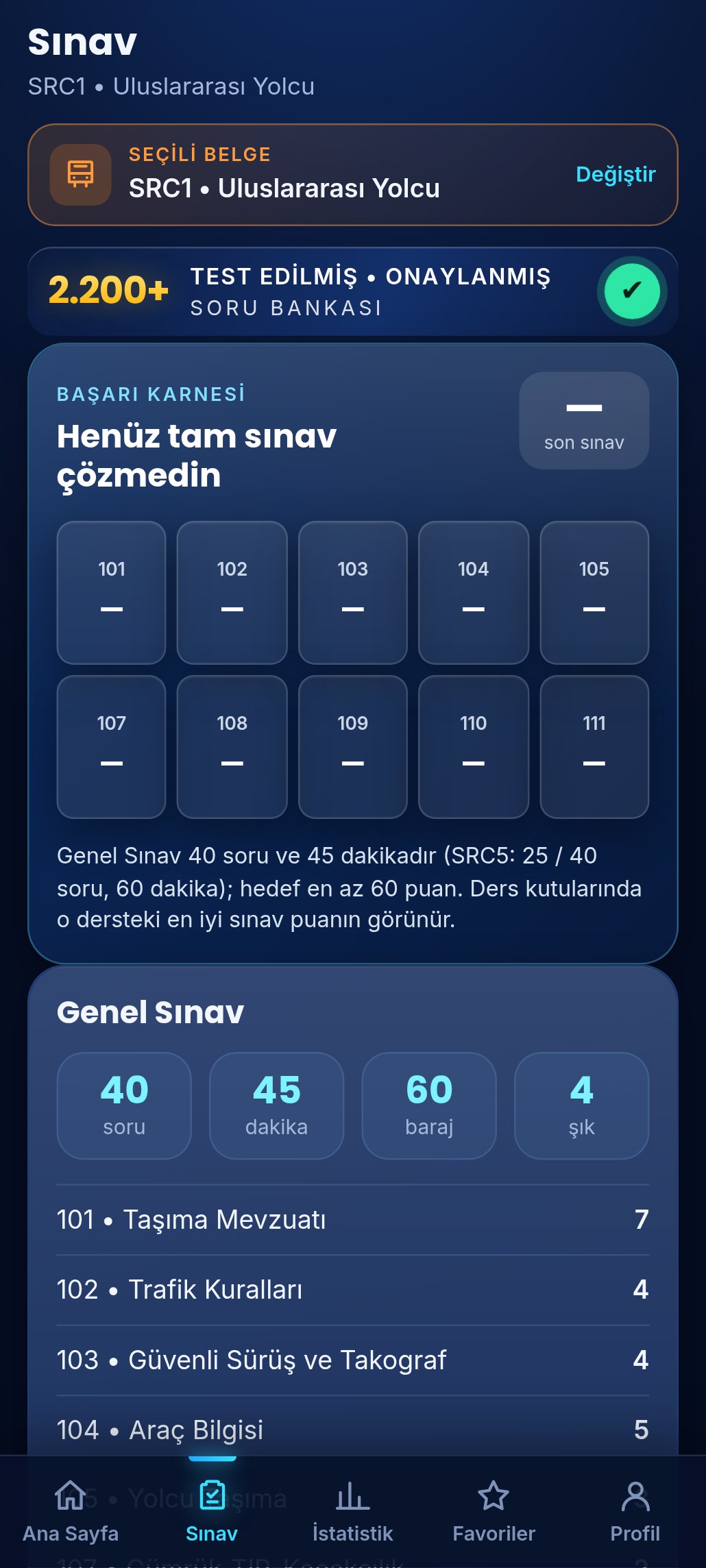 Sınav merkezi