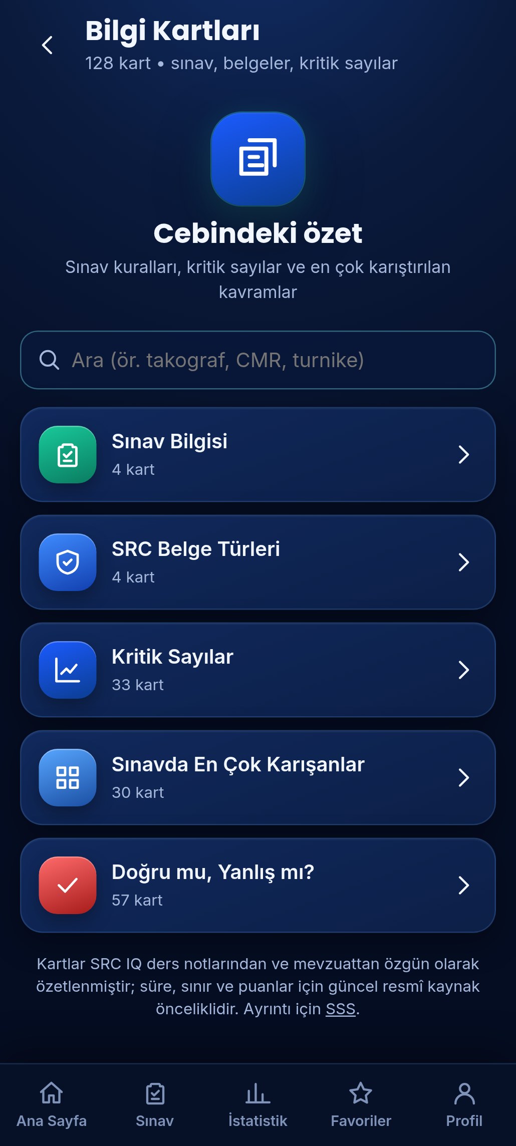 Bilgi kartları